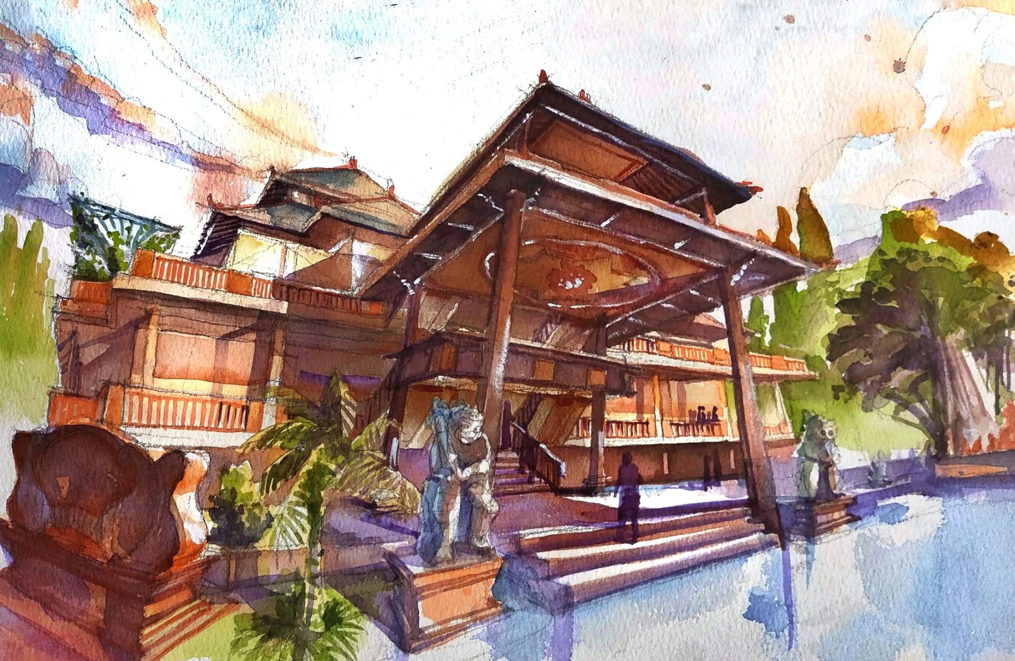 Kreatif Bareng BKRAF Denpasar, Kalian Bisa Langsung Pergi ke Dharma Negara Alaya Lho! kreatif bareng