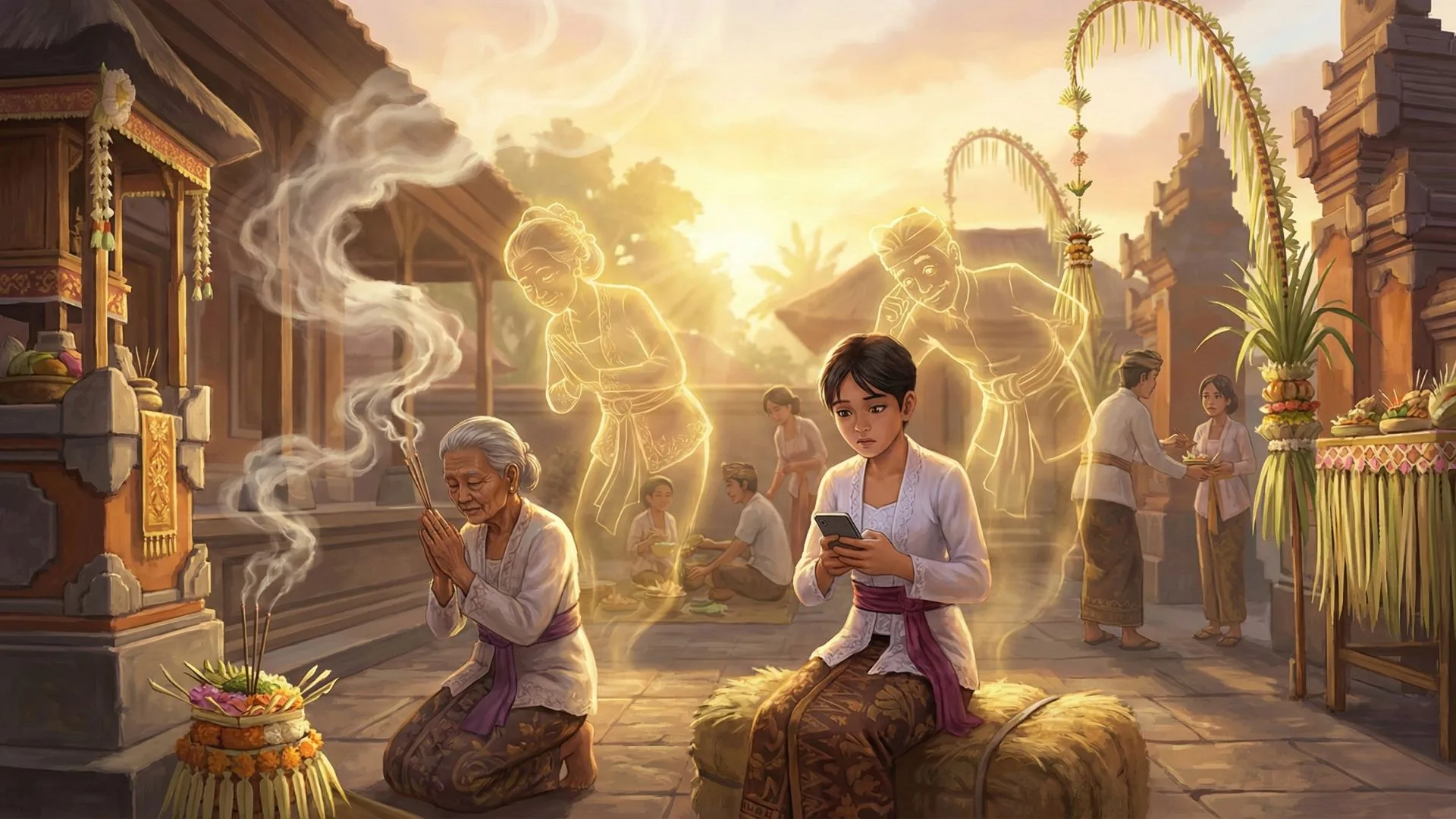 leluhur saat galungan