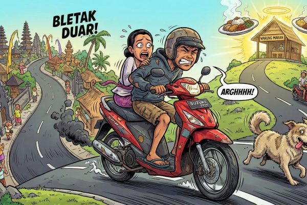 Sunmori Jalur “Bletak Duar”: Eksplor Kuliner Bali Anti-Mainstream Modal Beat Karbu & UMR Denpasar sunmori