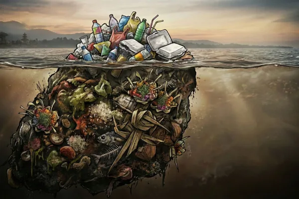 Jenis sampah terbanyak di Bali