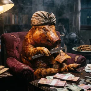 Cara Makan Babi Guling