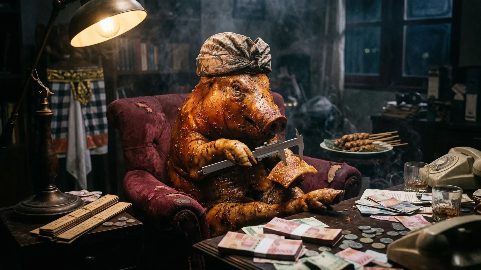 Cara Makan Babi Guling