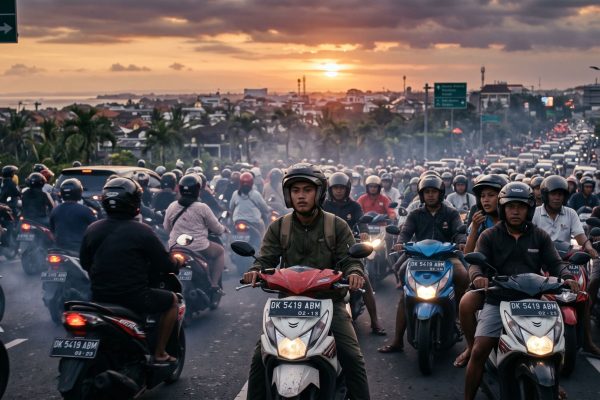 Macet Bali Makin Gila: 5 Juta Kendaraan vs Solusi Pemerintah yang Libur 4 Bulan