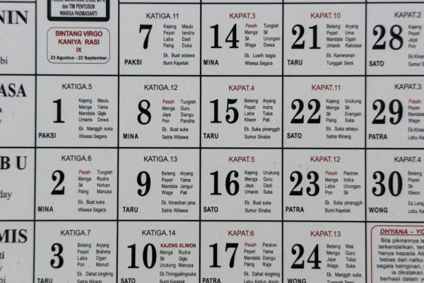 Kalender Bali: ‘Sistem Operasi’ Kuno yang Bikin Gen Z Hari Ini Kerap Burnout